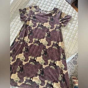 Lularoe Nightmare Before Christmas Sally dress size L RARE